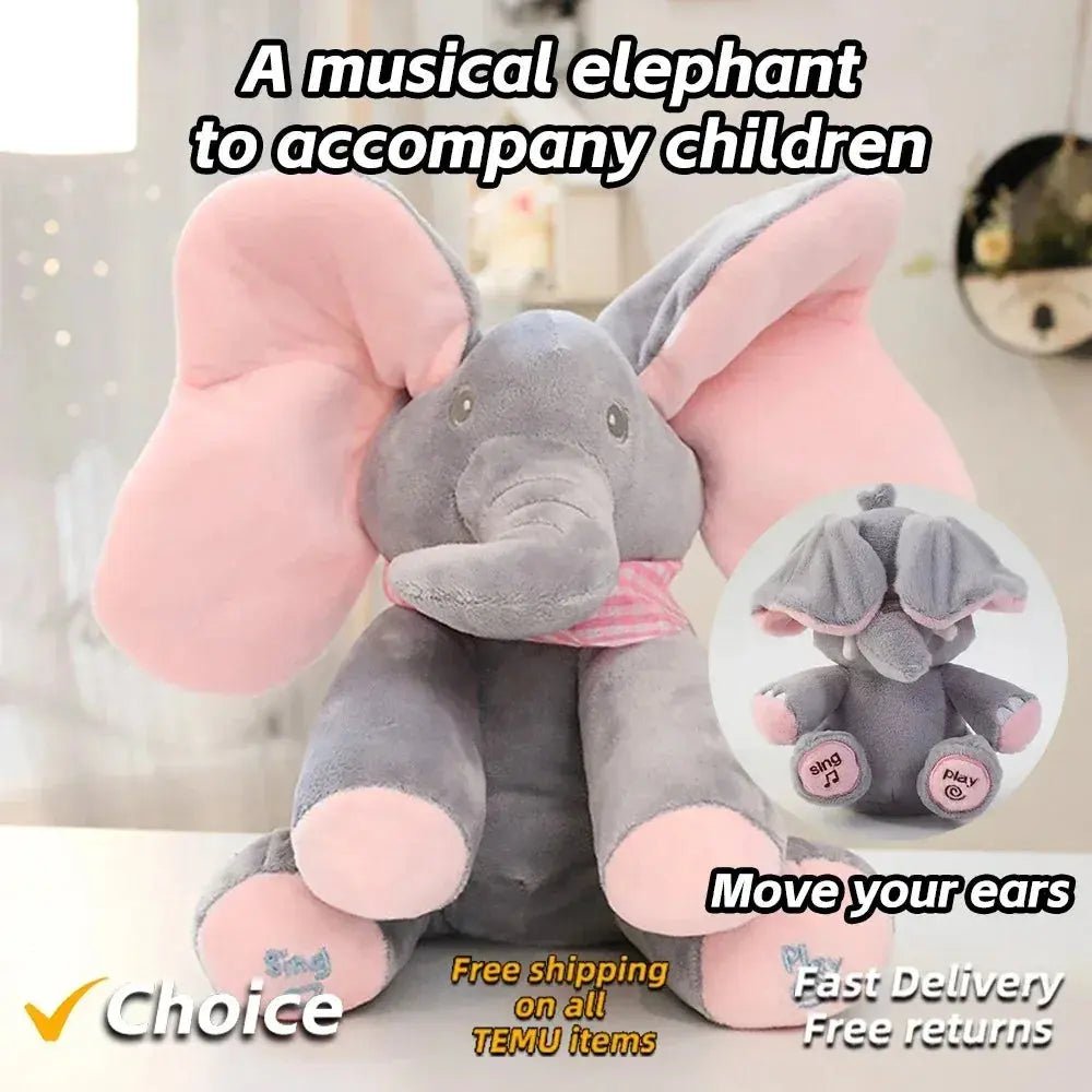 Peluche Éléphant Chantant - TopMyShop