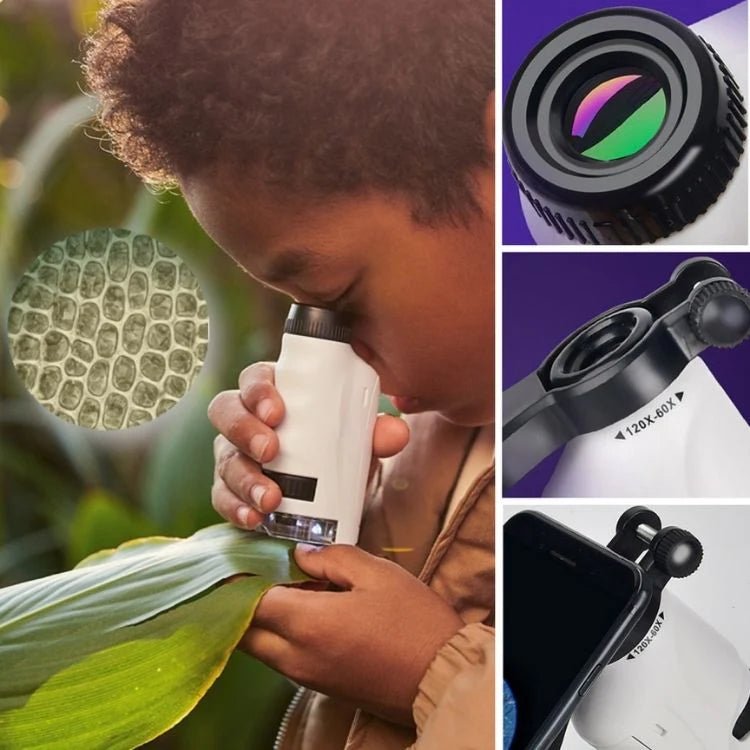 Microscope Enfants 120X – Kit d'Exploration - TopMyShop