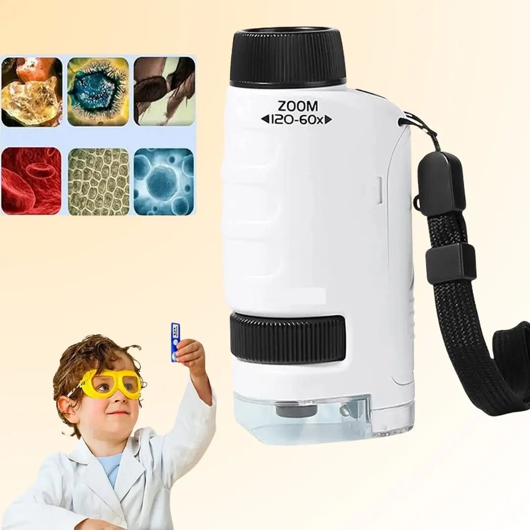 Microscope Enfants 120X – Kit d'Exploration - TopMyShop