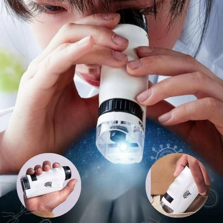 Microscope Enfants 120X – Kit d'Exploration - TopMyShop